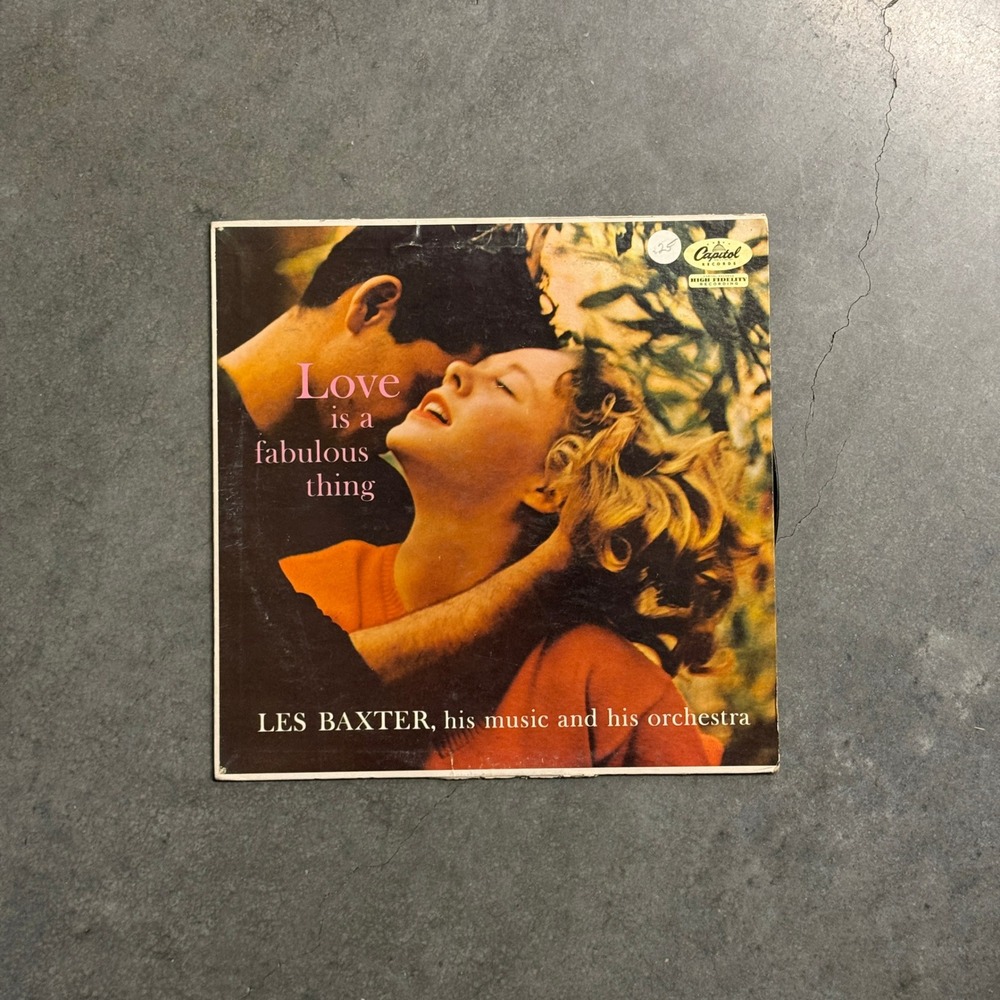 Les Baxter Love Is a Fabulous Thing Vinyl LP Capitol Records T1088 Lounge Pop